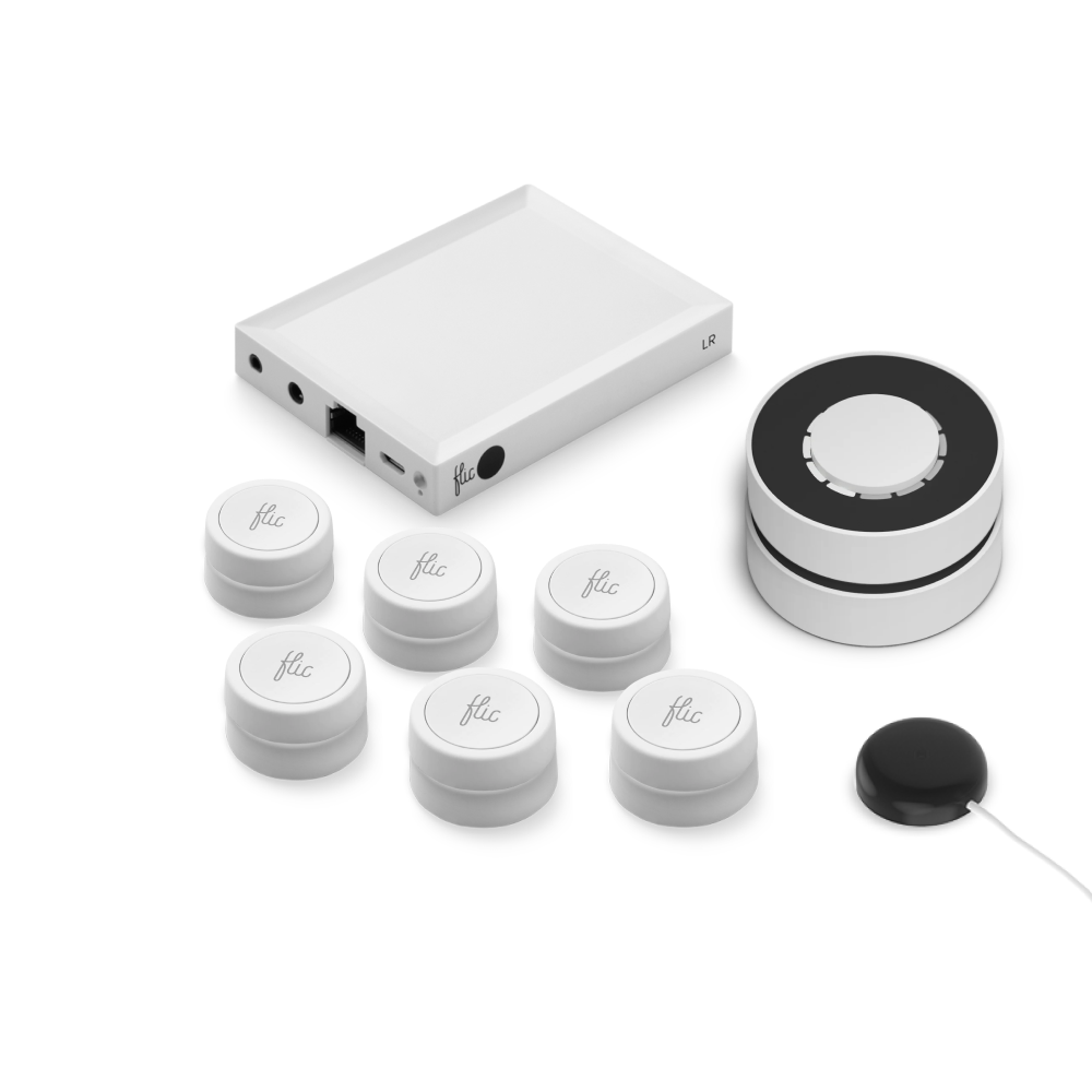 Flic | Mega Kit | Button White | Twist B&W