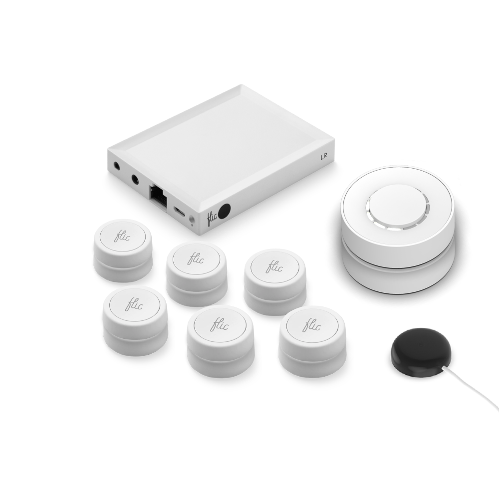 Flic | Mega Kit | Button White | Twist White