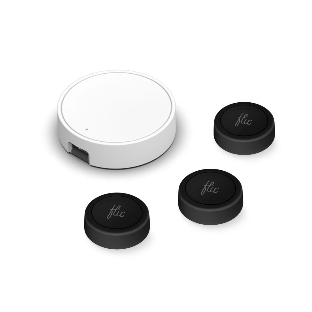 Flic Button | Starter Kit | Black