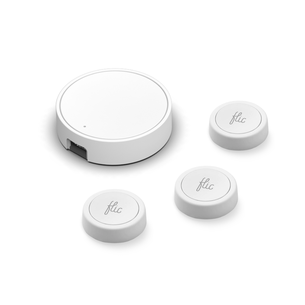 Flic Button | Starter Kit | White