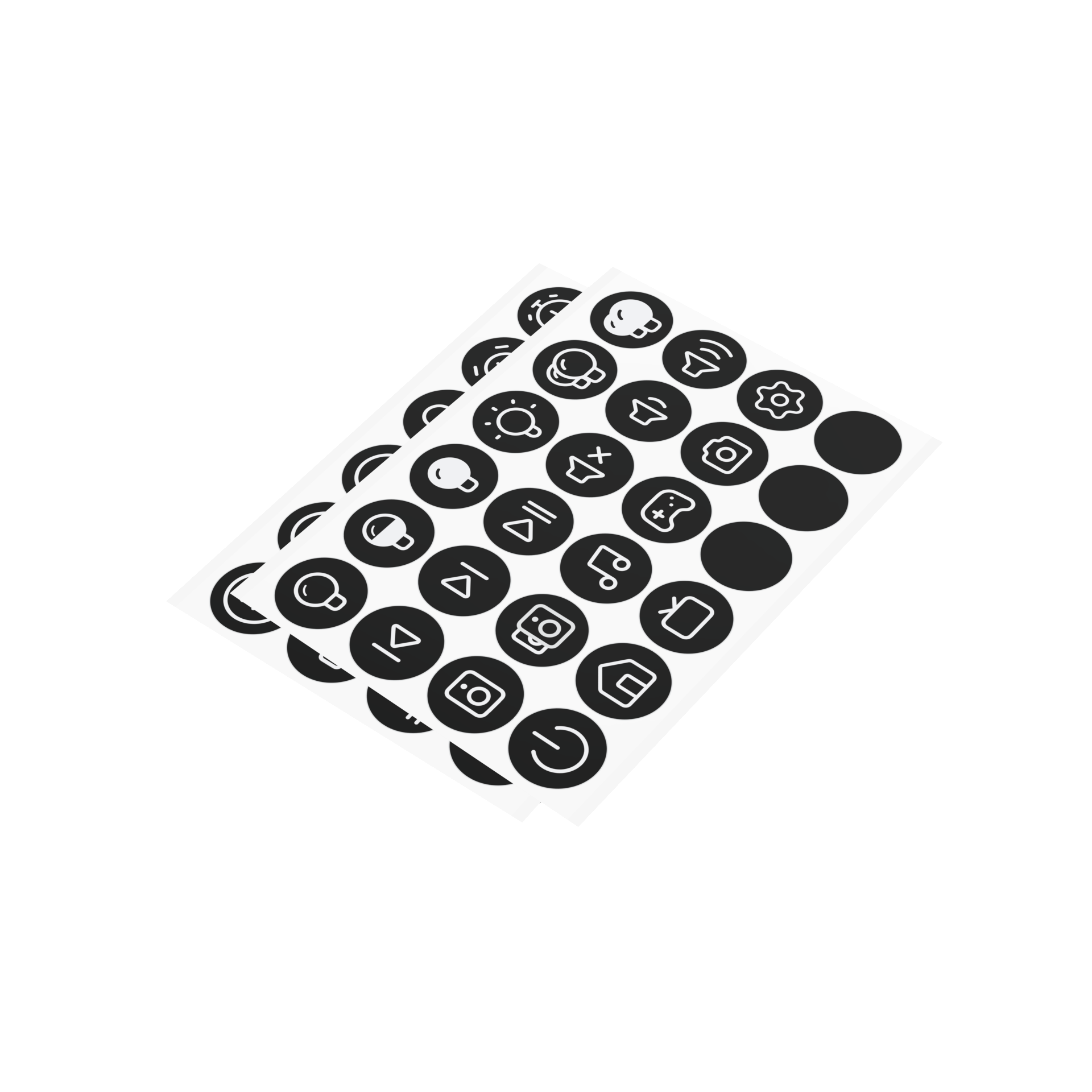 Flic Button | Sticker Sheet | Glow