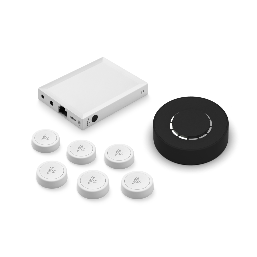 Flic | Pro Kit | Button White | Twist Black