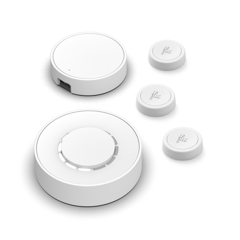 Flic | Starter Kit | Button White | Twist White