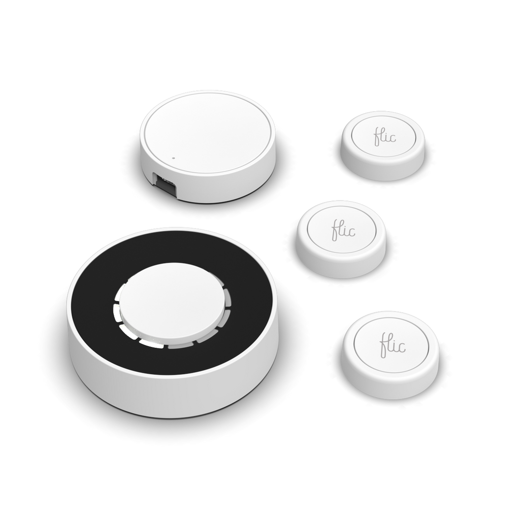 Flic | Starter Kit | Button White | Twist B&W