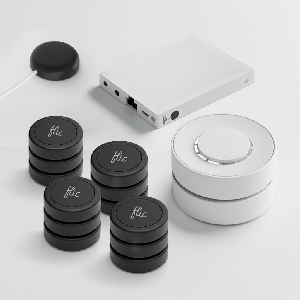 Flic | Mega Kit | Button Black | Twist White