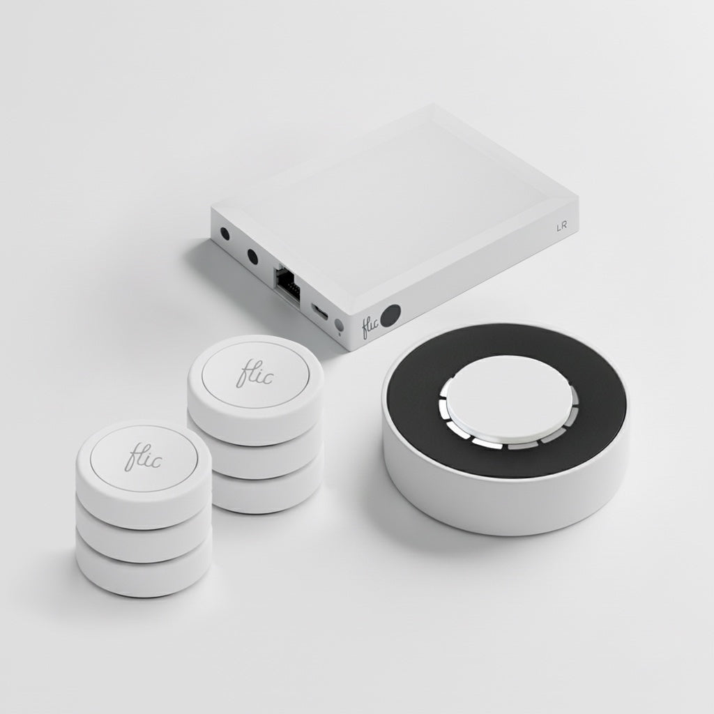 Flic | Pro Kit | Button White | Twist B&W