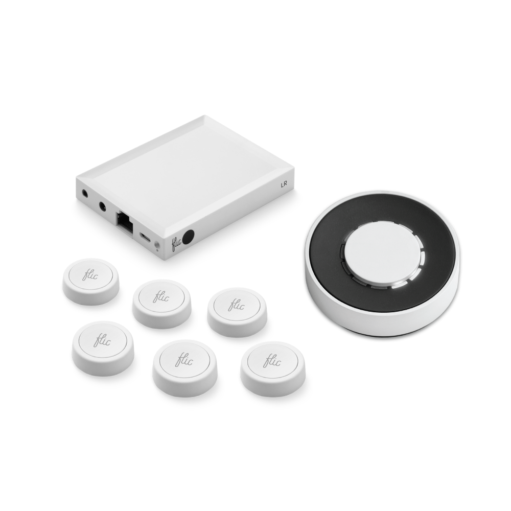 Flic | Pro Kit | Button White | Twist B&W